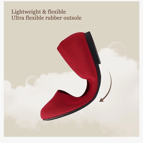 27. NWT mysoft Ballet Flats Round Light Mesh Knit Ballerina Slip On MSRP $26 - Picture 3 of 7